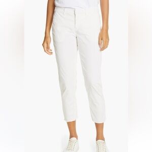Frank & Eileen Wicklow Crop Chinos in Chalk Size 00 NWT